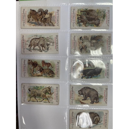 137 - Collection in two albums with complete sets including Players Butterflies, Natural History plus part... 