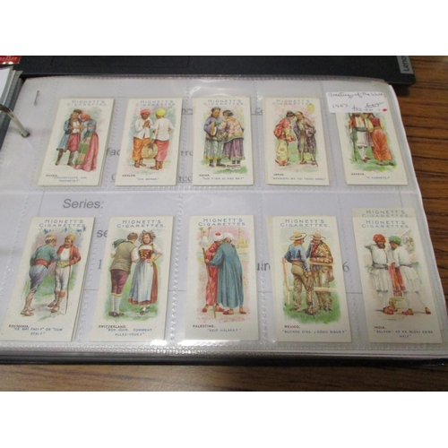 140 - Collection in album, generally mixed condition, with Hignett 1932 Greetings of the World, Ogdens 192... 