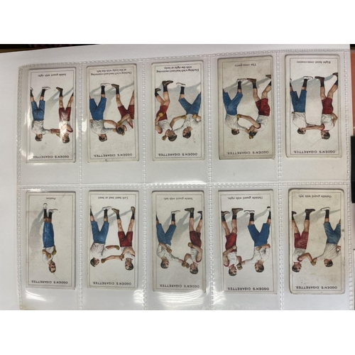 146 - Collection in four albums with complete sets from Churchman Boxing personalities, Sporting Trophies,... 