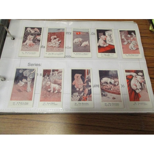 175 - Album of complete sets, generally good with Rothmans 1939 Beauties of the Cinema, Ogdens 1900 Miniat... 