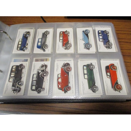 177 - Collection of mainly complete sets in 3 albums generally mixed condition with Churchman 1934 Racing ... 