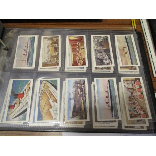 178 - Collection of mainly complete sets in 3 modern albums in mixed condition including Davies 1924 Boxin... 