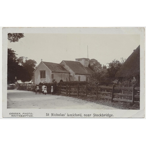 281 - Hampshire. Coln. of photographer 'Cosser' incl. Southampton High Street, St Denys' Church, Free libr... 