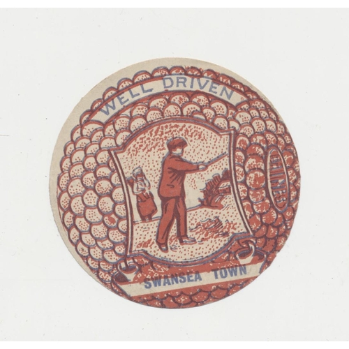 30 - J. Baines. An interesting and scarce selcetion of three golf ball cards marked 'Well Driven' general... 