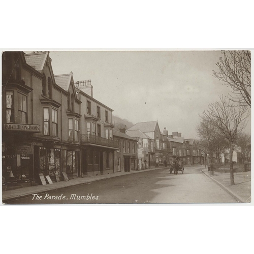 311 - Wales. Misc. coln. of towns, villages and general views. Merthyr Tydfil, Bala, Gelli, Mumbles, Port ... 