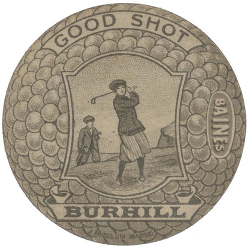 35 - J. Baines. Fantastic collection of three scarce golf-ball shaped cards generally good to excellent i... 