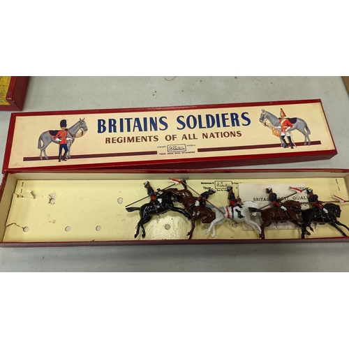 416 - Britains. Collection of the Regiments of all nations set, including Skinners Horse No. 47, 12th Roya... 