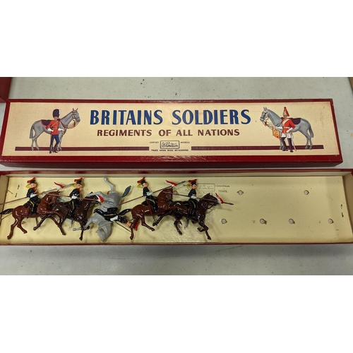 416 - Britains. Collection of the Regiments of all nations set, including Skinners Horse No. 47, 12th Roya... 