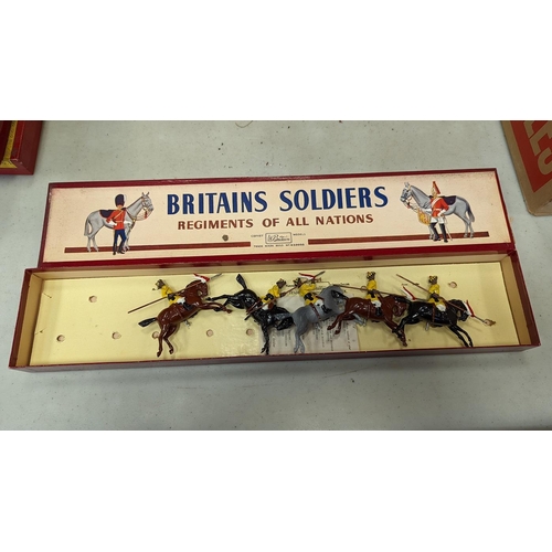 416 - Britains. Collection of the Regiments of all nations set, including Skinners Horse No. 47, 12th Roya... 