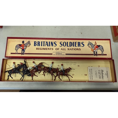 418 - Britains. Collection of models including Regiments of all nations Skinners Horse No. 47, 12th Royal ... 