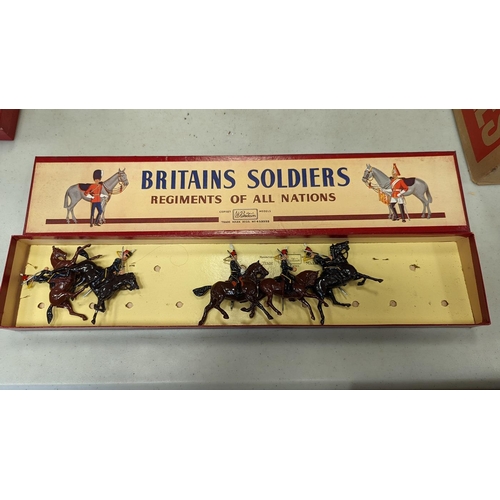 418 - Britains. Collection of models including Regiments of all nations Skinners Horse No. 47, 12th Royal ... 