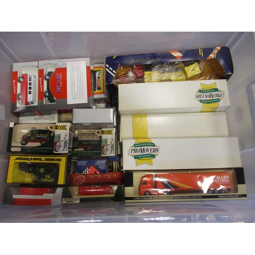 433 - Collection in 3 large tubs with Corgi, Matchbox MOY, Lledo including Promotionals, Canada, Dad's Arm... 