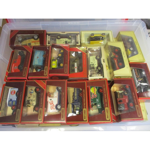 445 - Collection including Matchbox MOY (36), Burago 1/18 (4), Corgi (14), EFE, Oxford Diecast (19), Atlas... 