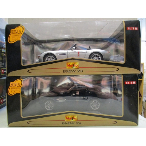 461 - Collection of 1:18 scale model cars generally excellent to mint in excellent to mint boxes, includin... 