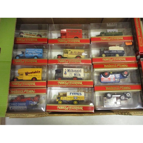 487 - Matchbox. Models of Yesteryear collection in maroon (111) and straw (48) boxes, mainly mint in good ... 