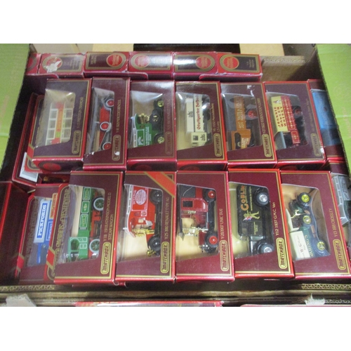 488 - Matchbox. Models of Yesteryear in maroon (54) and straw (40) boxes, mainly excellent to mint in good... 