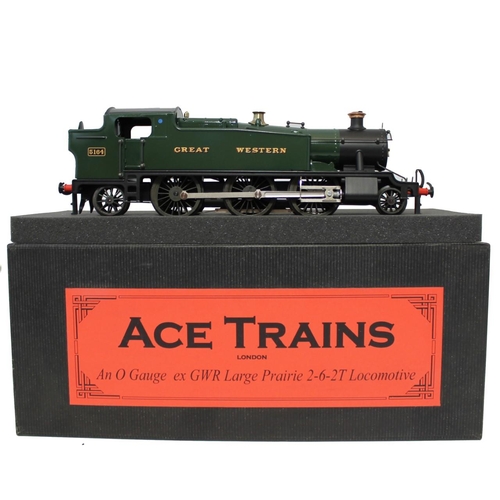 520 - Ace. O gauge tank locomotive Great Western 5164 2-6-2T generally excellent in excellent box. (See ph... 