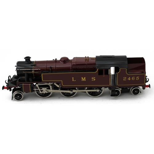 523 - Ace. O gauge tank locomotive LMS 2465 2-6-4T generally excellent in excellent box. (Ramsay L6) (See ... 