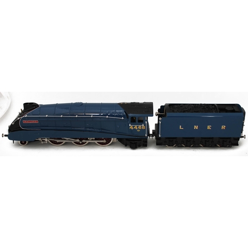 529 - Ace. O gauge steam locomotive with tender Mallard 4468 4-6-2 generally excellent in excellent box. (... 