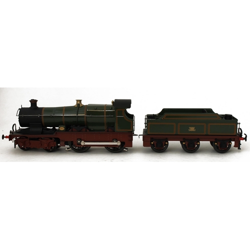 532 - Ace. O gauge steam locomotive with tender Bulldog 4-4-0 generally excellent in good plus to excellen... 