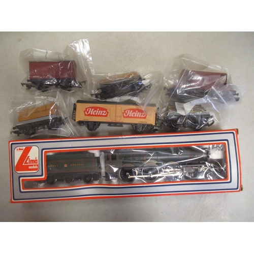 600 - Unboxed range by Hornby, Lima etc with locomotives (9), dummy cars (3), coaches (2) and goods wagons... 