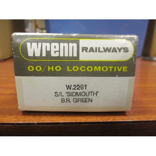 669 - Wrenn. W2291 OO gauge 'Sidmouth' BR green 4-6-2 locomotive No.34010, paint missing from tender, both... 