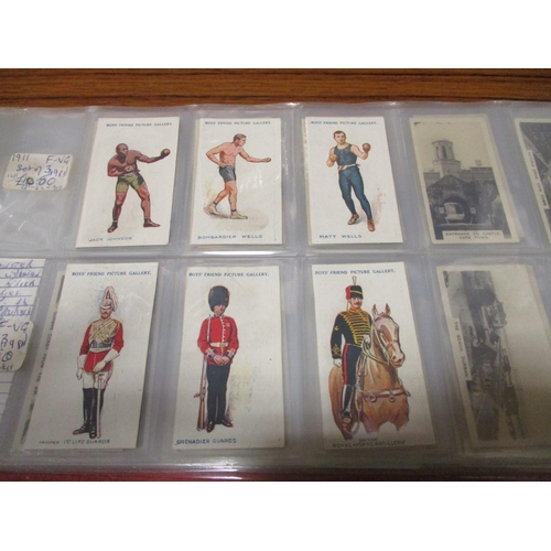 71 - Collection of complete sets in fair to good condition with Boys Friend, 1911 Famous Boxers, Famous R... 