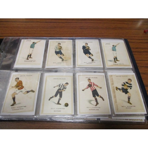 85 - Collection of silk issue sets/part sets in an album plus an empty album of plastic sleeves including... 