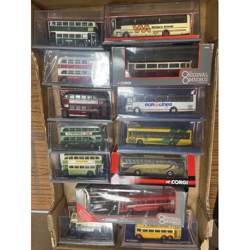 470 - Corgi. Collection of Original Omnibus some still sealed, ex shop stock, twin packs, sets and some Bl... 