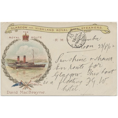 302 - Scotland. Misc. coln. of early cards mostly undivided backs in good condition incl. Glasgow exhibiti... 