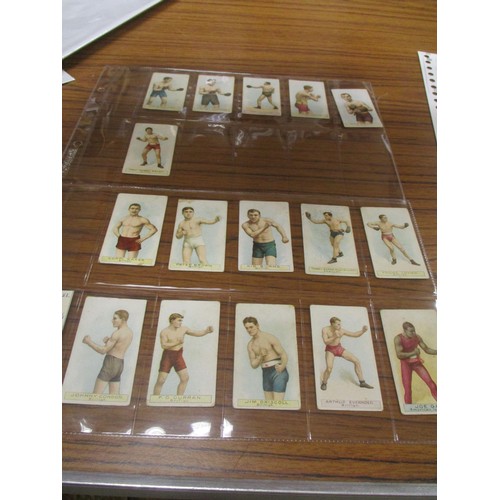 102a - Wills. 1911 Boxers, full set in generally fair condition. Cat. £396. (See photo) (R)