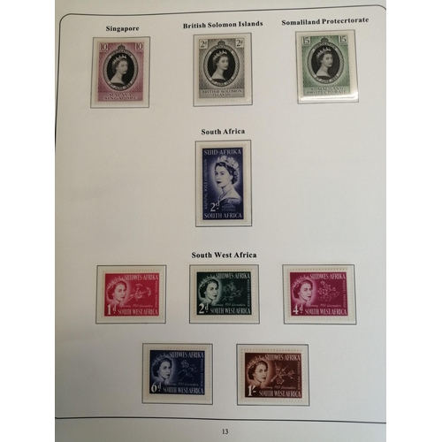 116 - Omnibus. KGVI-QEII apparently UM coln in 2 Seahorse Philatelic Publishers binders, with complete 193... 