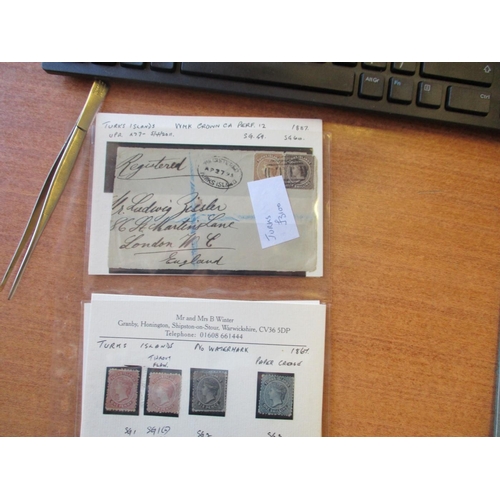 201 - Turks and Caicos. Range QV issues M/U, incl 1867 unused vals to 1/- (though 1/- is creased), 1873 va... 