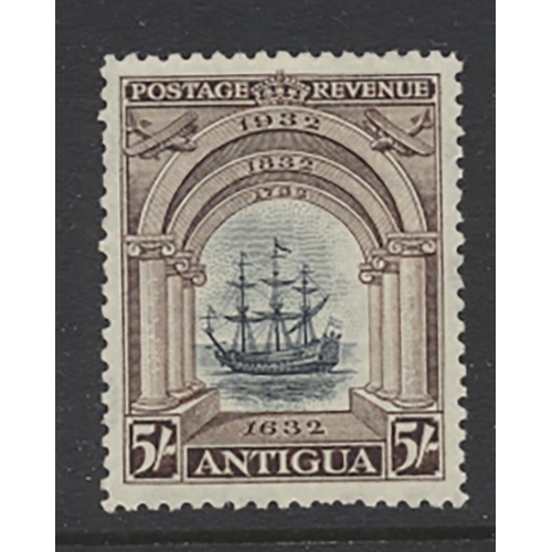 23 - BC range of items on cards mainly M from QV-KGV1 including Aden 1937 Dhow set M, Antigua 1903-7 set ... 