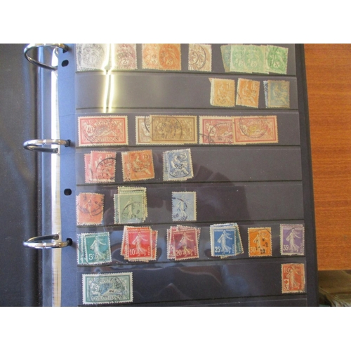 234 - France. Coln in stock binder with ranges from 1893-modern FU, incl 1925 Paris 5f, 1929-31 views to 2... 