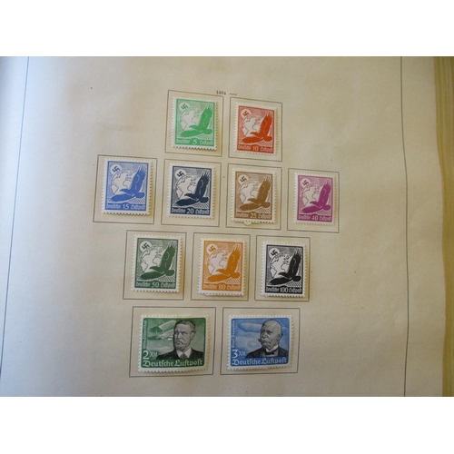 238 - Germany and States. Early to middle period in Schaubek album and loose and covers M/U, incl a range ... 