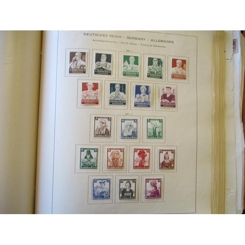 238 - Germany and States. Early to middle period in Schaubek album and loose and covers M/U, incl a range ... 