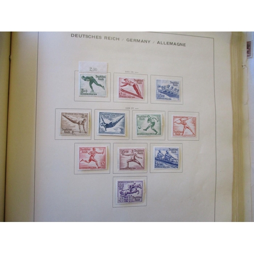 238 - Germany and States. Early to middle period in Schaubek album and loose and covers M/U, incl a range ... 