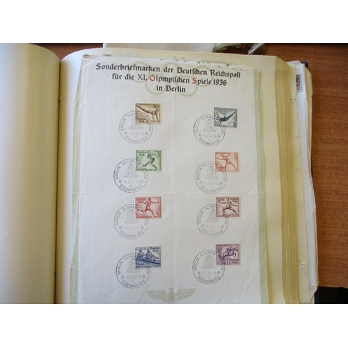 238 - Germany and States. Early to middle period in Schaubek album and loose and covers M/U, incl a range ... 