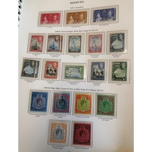 29 - BC KGVI mounted mint coln in 6 SG boxed, printed page (hingeless) binders. Ranges incl Aden with 193... 