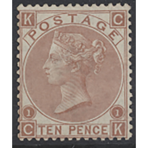 345 - 1867-80 wmk Spray mint range comprising of 3d pl 10, 6d lilac with hyphen, 6d mauve without hyphen, ... 