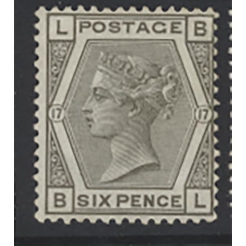 356 - 1873-80 issue mint range on s/page, with 2½d mauve pl 1 on sl blued paper and pl 11, 2½d blue on pl ... 