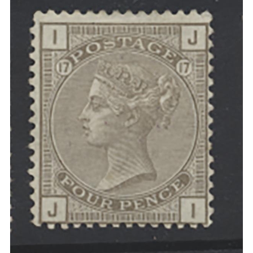 356 - 1873-80 issue mint range on s/page, with 2½d mauve pl 1 on sl blued paper and pl 11, 2½d blue on pl ... 