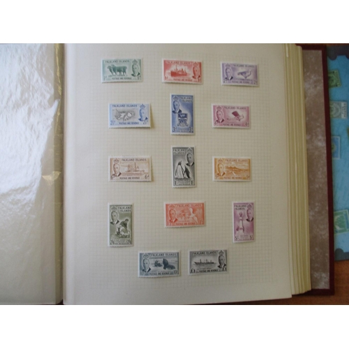 5 - BC KGVI M/U coln in 1 album incl Cyprus 1938-51 range to £1 M/U, Falklands Is  1952 set M, also a ra... 