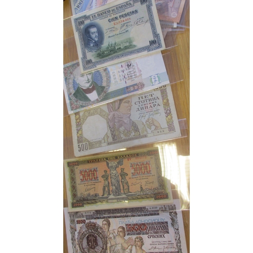 145 - All world accumulation from all world with large qty of Notgeld (294), Hong Kong, USA, UK with £5 an... 