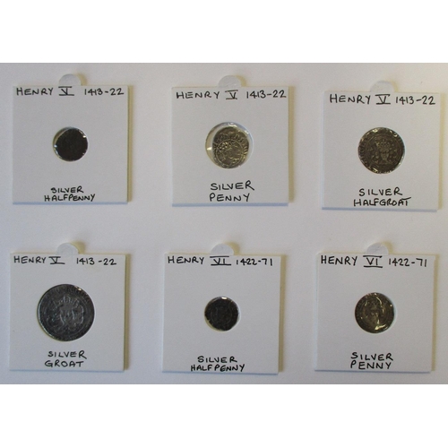 201 - Henry V to Edward IV hammered collection generally fine to very fine including groats, half groats, ... 