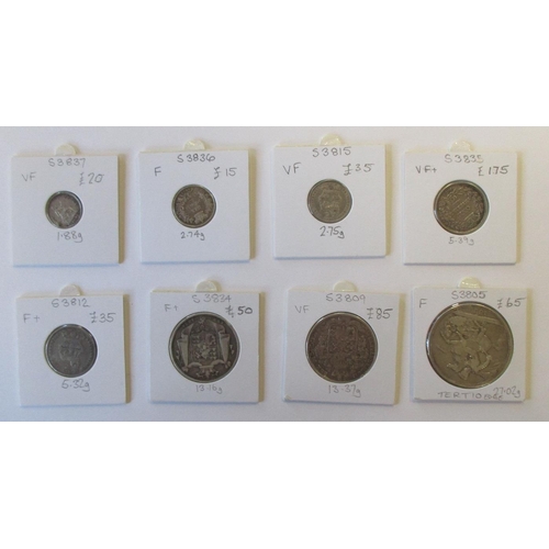 208 - George IV to William IV collection generally fine to very fine with crown 1822 TERTIO, half crown 18... 