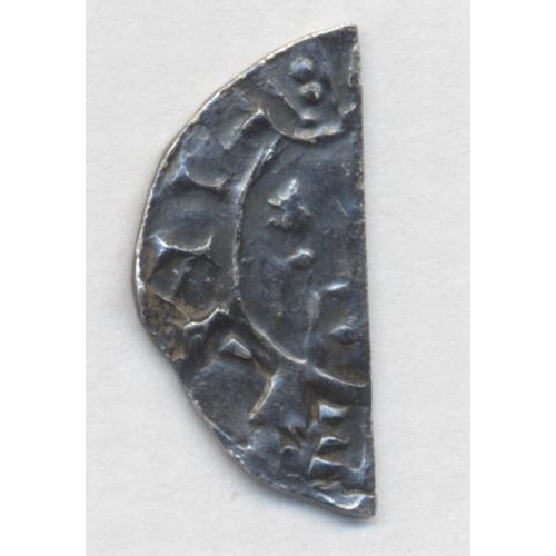 243 - William II. Cross fleury and piles type cut half penny very fine. (S.1262) (See photo) (Y)