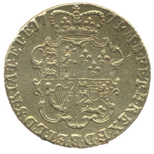 301 - 1774 guinea fine, from a mount. (See photo) (Y)