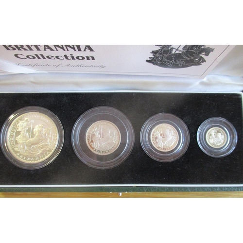 472 - 1997 Britannia silver proof cased set of 4 FDC. (R)